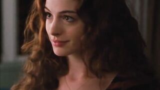 : Anne Hathaway showing off that pretty face and where it's about to go hehe. #4