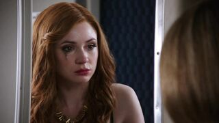 : Karen Gillan bra and panties plot in "Selfie" #2