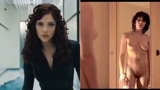 : Scarlett Johansson (Superhero vs Undressed) #4