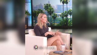 Saoirse Ronan leggy on Ellen