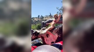 : Samara Weaving doing some riding. #2