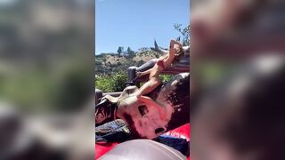 : Samara Weaving doing some riding. #3
