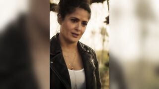 : Salma Hayek's big milf tits in Hitman's Wife's Bodyguard #4