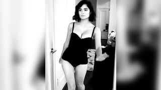 : Diane Guerrero having fun during a lingerie photoshoot #3