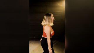 : JoJo's bouncing tits in her new fitness video #2