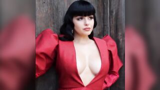 : Ariel Winter - Huge Cleavage, photoshoot BTS. Looped, cropped, Dain'd, AI'd. #4