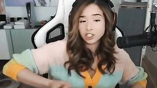 Jerking hard on cam right now for Pokimane. Anyone wanna join in the fun or help out?
