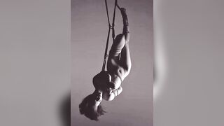 Lady Gaga: “Flying” (Japanese rope bondage)