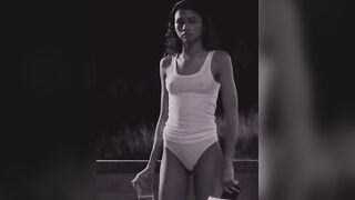 Zendaya subtle jiggle in “Malcolm & Marie” #2