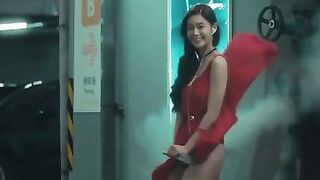 Clara Lee - South Korean Model and Actress Windy Up Skirt