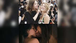 Lets thank Léa Seydoux and Adèle Exarchopoulos for giving us the best lesbian scene in cinema. #2