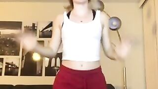 : Brec Bassinger Dancing in a Tank Top #2