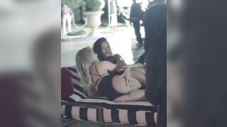 : Rihanna grabbing a handful of Shakira #2