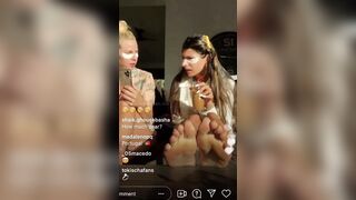 : Mia Khalifa shows off her perfect soles during an instagram live... Amazing #2